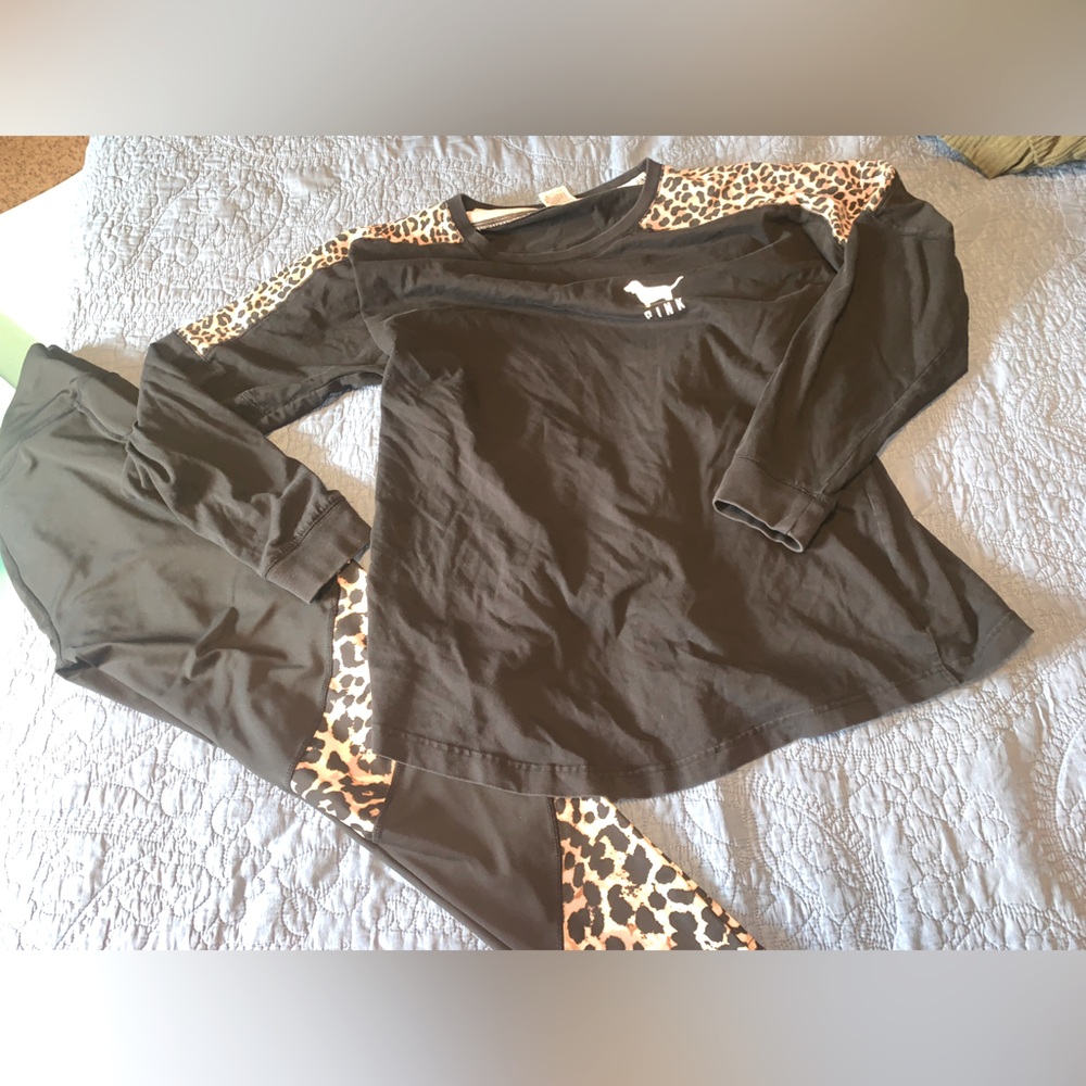 Cheetah top & leggings bundle